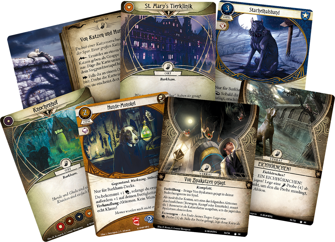 Barkham Horror: LCG - Die Verstrickungen des Miaulathotep / Szenario-Pack