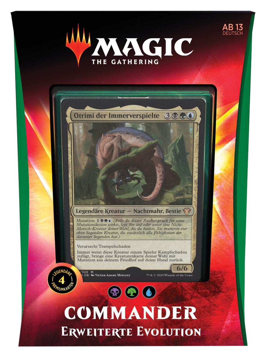 Ikoria: Reich der Behemoths Commander 2020 Deck Erweiterte Evolution (deutsch)