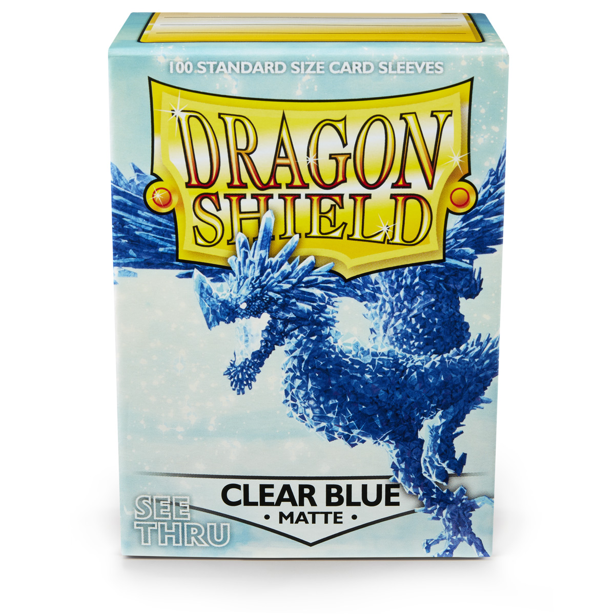 Dragon Shield: Matte Clear Blue (100) *limited*