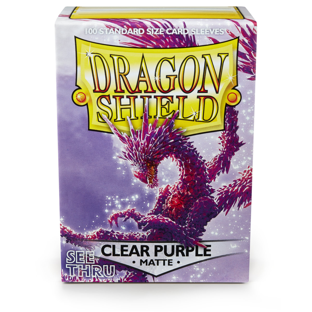 Dragon Shield: Matte Clear Purple (100) *limited*