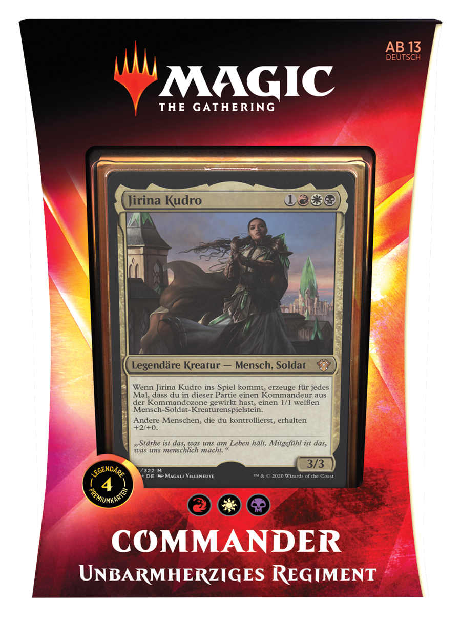 Ikoria: Reich der Behemoths Commander 2020 Deck Unbarmherziges Regiment (deutsch)