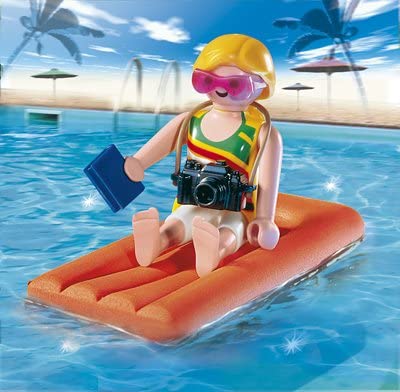 Playmobil 4681 - Special Frau auf Luftmatratze