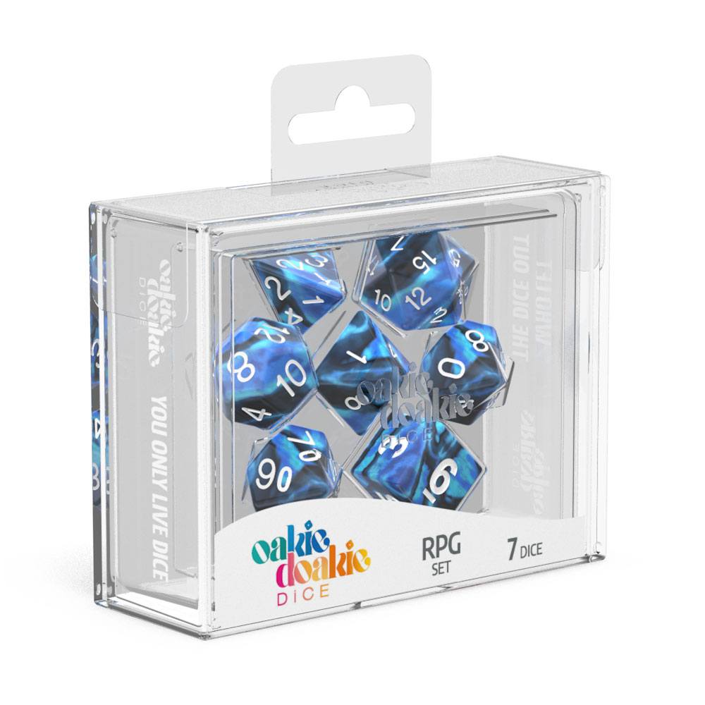 oakie doakie DICE RPG Set Gemidice - Twilight Stone (7)