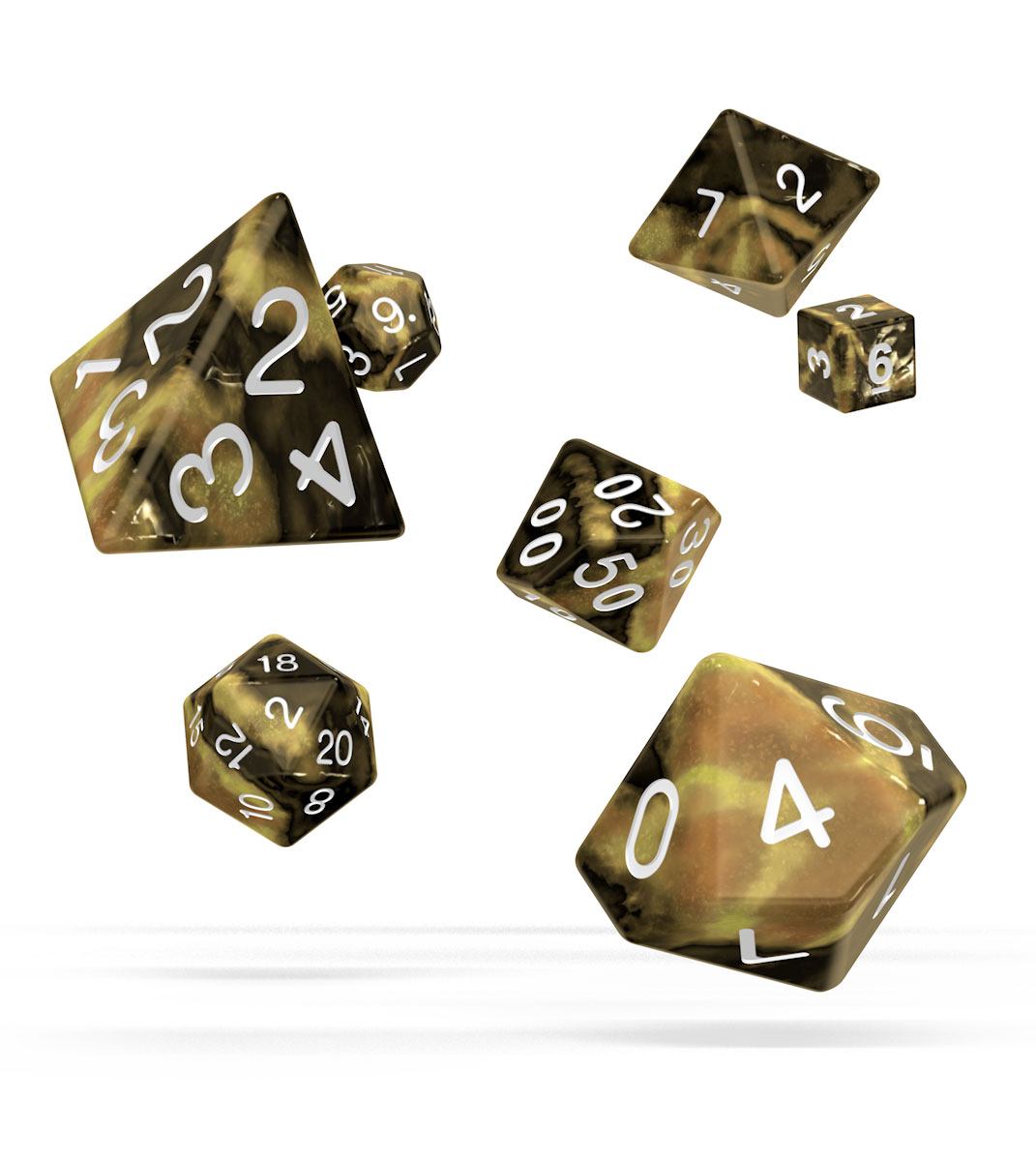 oakie doakie DICE RPG Set Gemidice - Hornet (7)