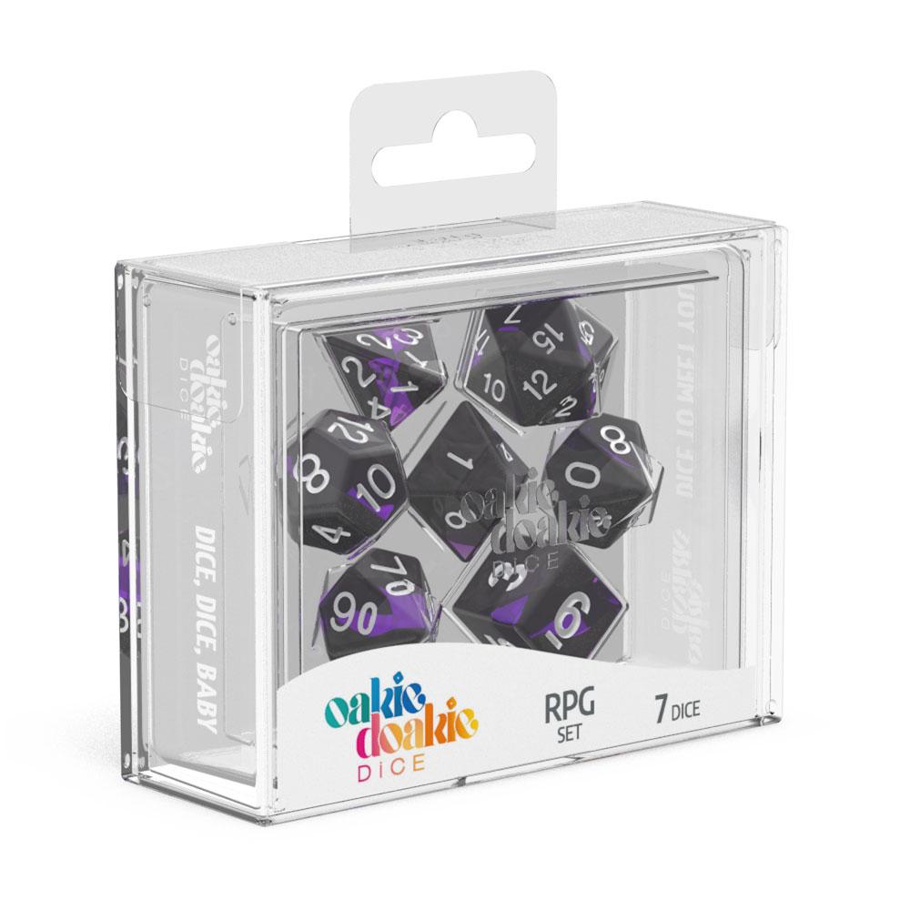oakie doakie DICE RPG Set Enclave - Amethyst (7)