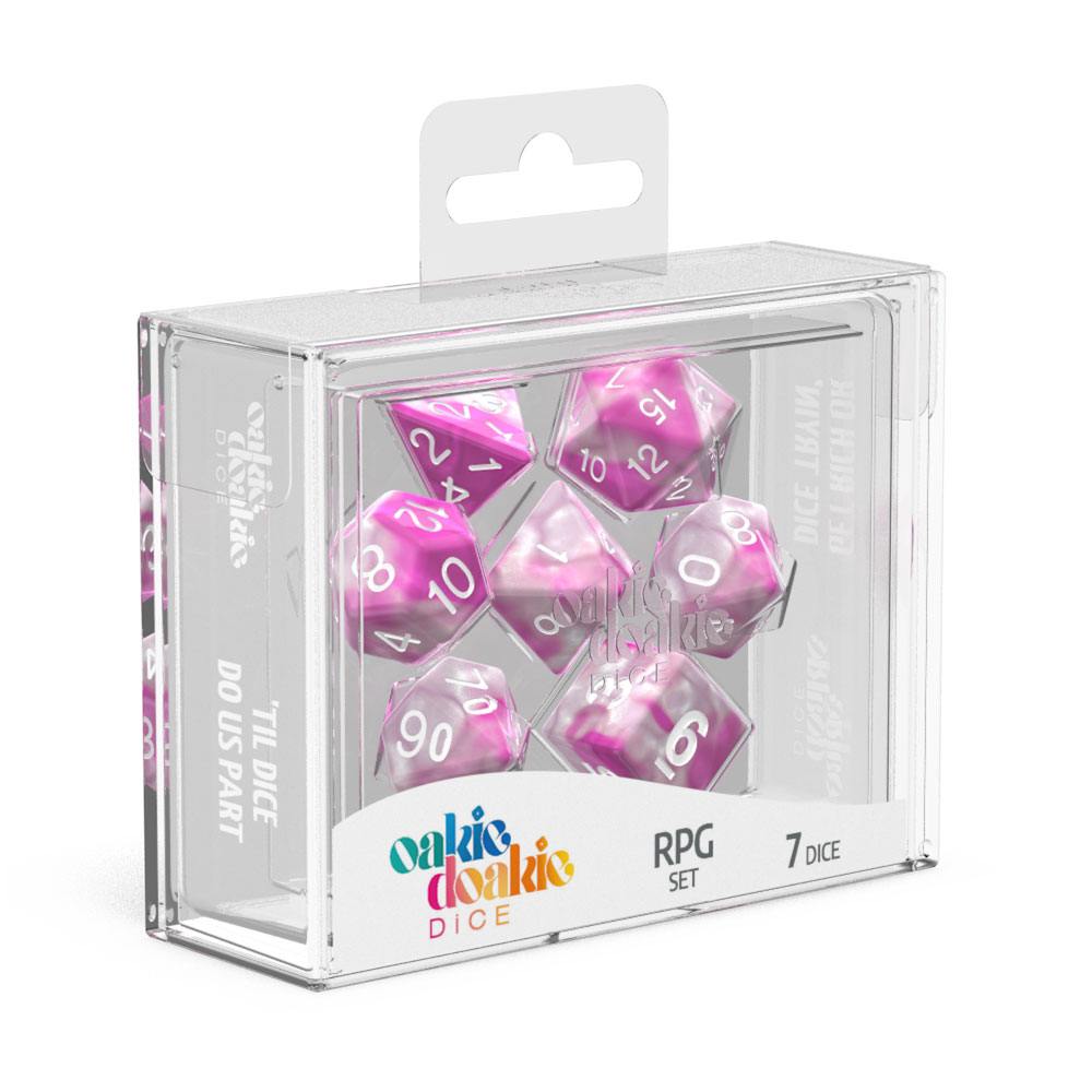 oakie doakie DICE RPG Set Gemidice - Magnolia (7)