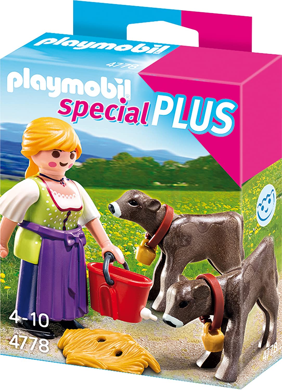 Playmobil 4778 - Bäuerin mit Kälbchen