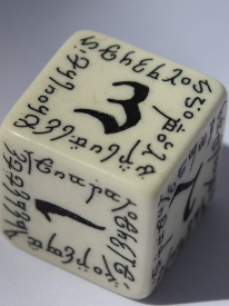 D6 Elvish White & black