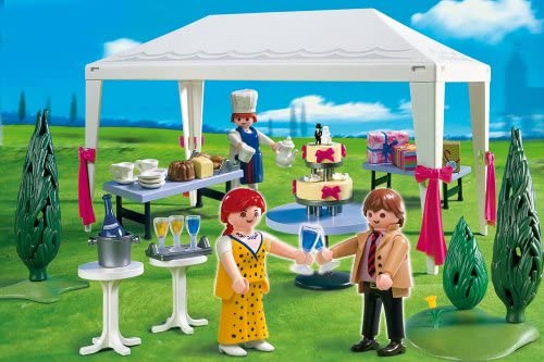 Playmobil 4308 - Hochzeitsgäste im Partyzelt