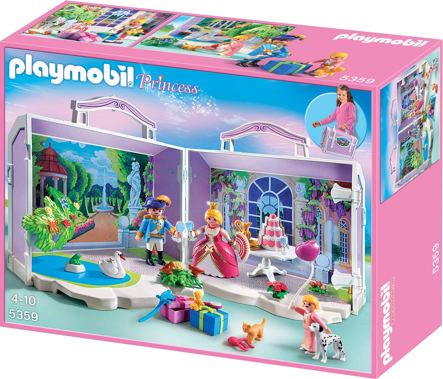 Playmobil 5359 - Mein Mitnehm-Köfferchen – Prinzessinnen-Geburtstag