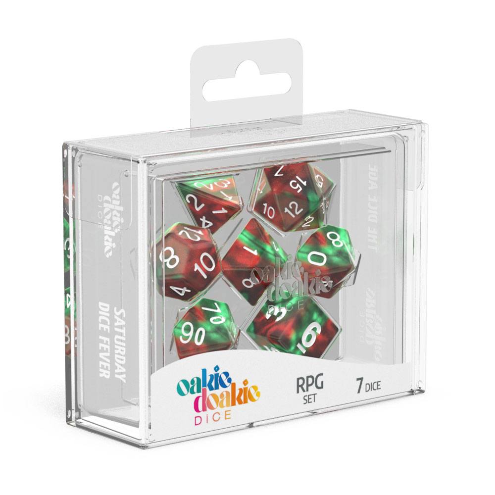 oakie doakie DICE RPG Set Gemidice - Bloody Jungle (7)