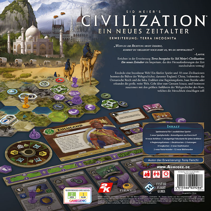 Civilization: Ein neues Zeitalter - Terra Incognita • Erweiterung DE