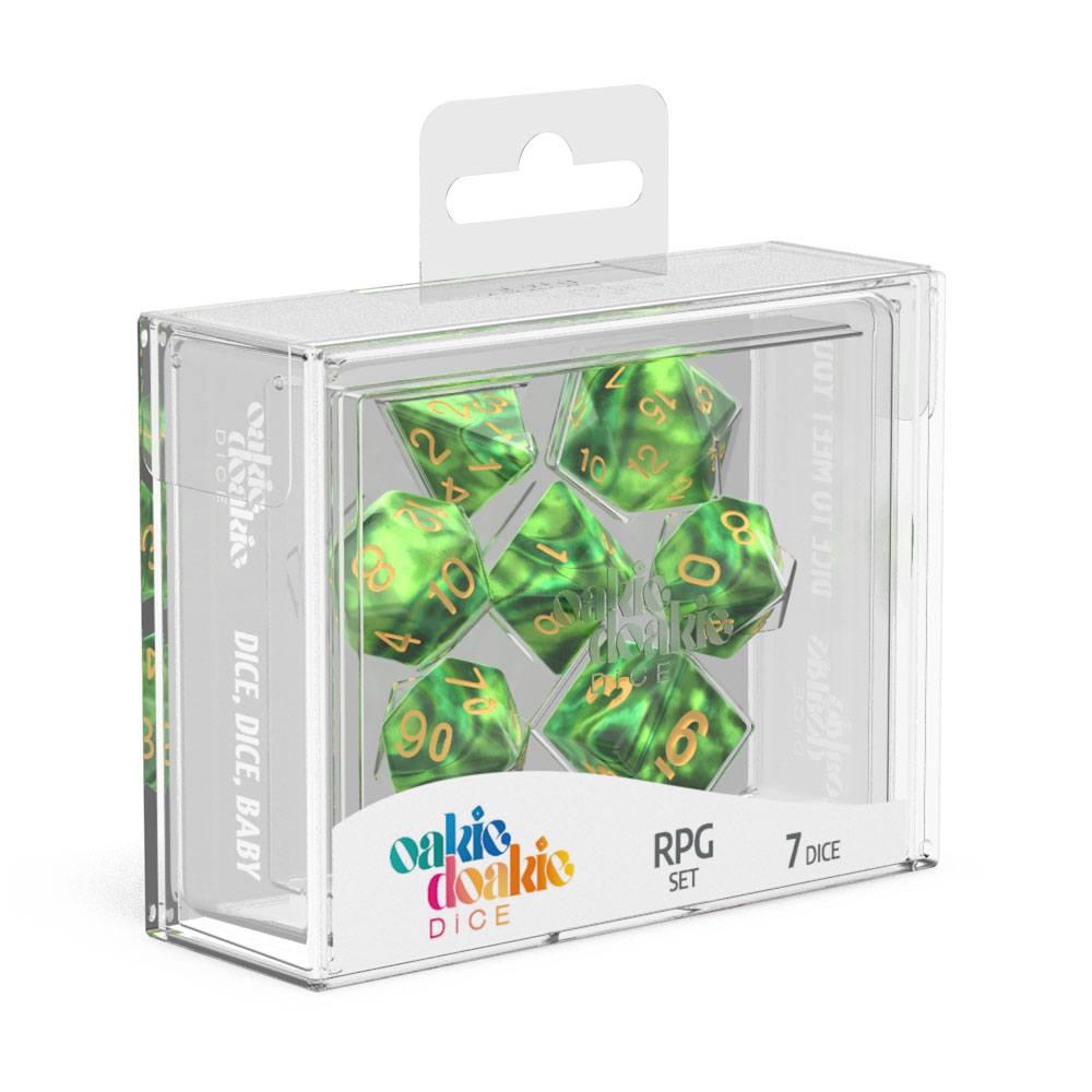 oakie doakie DICE RPG Set Gemidice - Jungle (7)